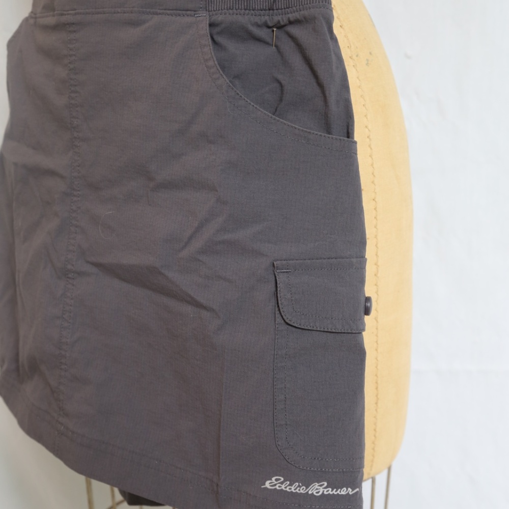 Eddie Bauer Dark Gray Utility Skort - Picture 2 of 4